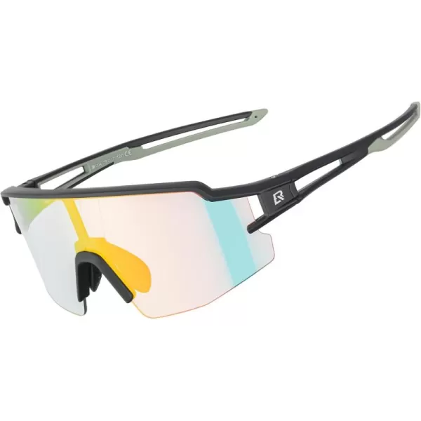 imageROCKBROS Photochromic Sports Sunglasses for Men Women Cycling UV ProtectionGrey