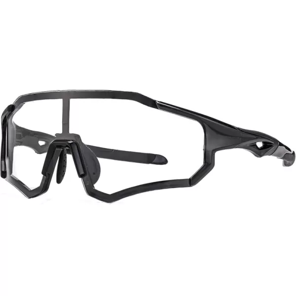 imageROCKBROS Photochromic Sunglasses for Men Women Sports Cycling Glasses UV Protection Windproof Bike Glasses for RunningBlack2
