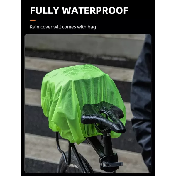 imageROCKBROS Bike Rack Bags  Hard Shell Bicycle Rear Rack Bag Large Pannier for Bicycle Rear Rack Bags Bike Rear Seat Bag Bike Trunk Bag Ebike Battery Bag Bike Saddle Bag for Rear Rack Bike Accessories