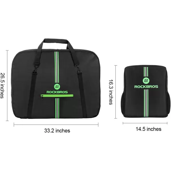 imageROCKBROS Bike Travel Bag for 1620 inches Bikes Bike Travel Case Bike Bag For Air Travel