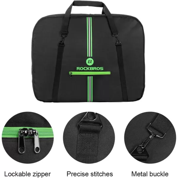 imageROCKBROS Bike Travel Bag for 1620 inches Bikes Bike Travel Case Bike Bag For Air Travel
