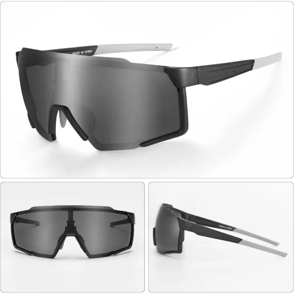 imageROCKBROS MTB Mountain Bike Glasses for Men Cycling Sunglasses Polarized MTB Glasses UV Protection