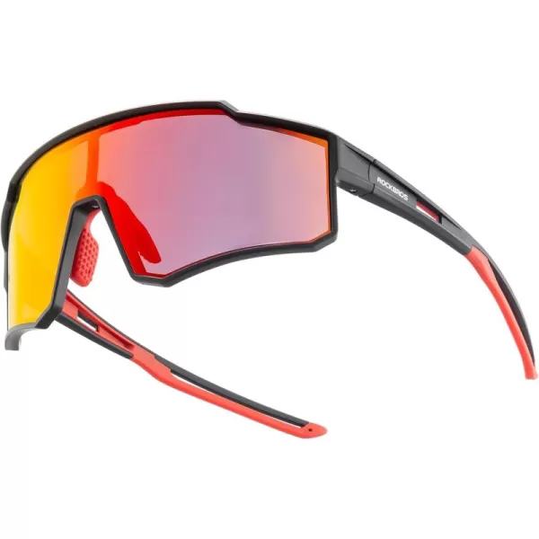 imageROCKBROS Polarized Cycling Glasses Sports Sunglasses Women Men UV400 Protection TR90 Frame Running GlassesBlack