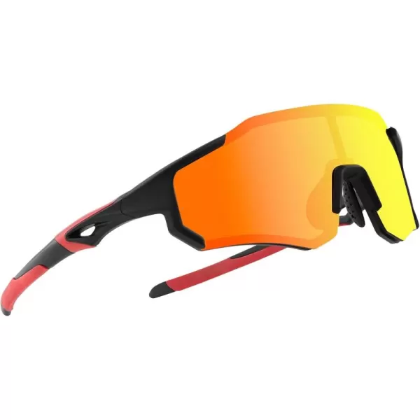 imageROCKBROS Polarized Sunglasses for Men Women UV400 Protection Cycling Bike Glasses Lightweight Frame Driving SunglassesBlack