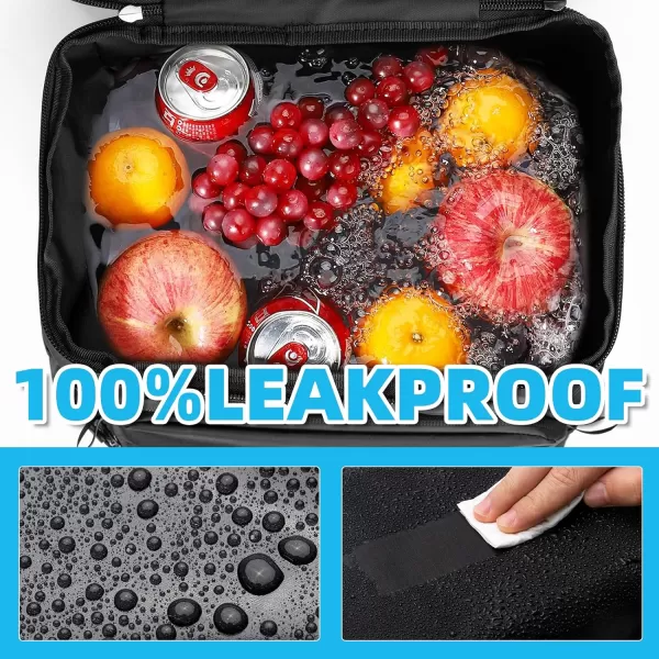 imageROCKBROS Backpack Cooler Insulated 36 Cans Soft Cooler BackpackLeakproof with Removable Lunch Bag Lightweight Portable for Beach Picnic Camping Outdoor Party