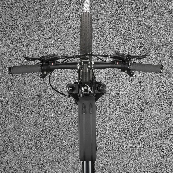 imageROCKBROS Bike Bag Top Tube Bike Frame Bag Waterproof Two Zipper Pockets Bike Pouch Top Tube Bike Bags for BicyclesBlack