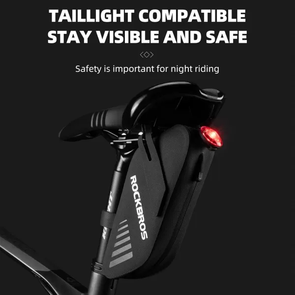 imageROCKBROS Bike Bag Waterproof 06L Bike Seat Bag Frame Bag Lightweight Bike Saddele Bag Top Tube Bag Accessories for Mountain MTB Road Foldable Bikes