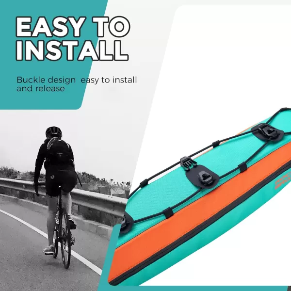 imageROCKBROS Bike Frame Bag Bike Triangle Bag Bike Top Tube Bag 15L Bike Bag Pouch Storage Bag for Cycling Mountain Road Ebike