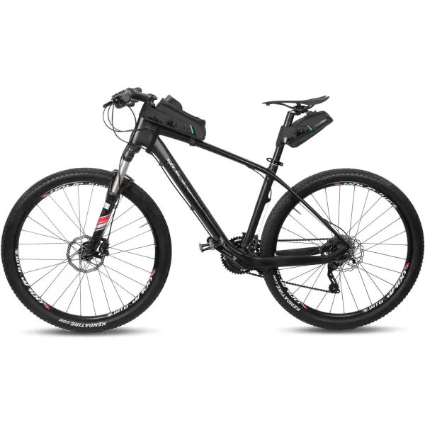 imageROCKBROS Bike Phone Mount Bag Waterproof Bike Phone Front Frame Bag Cell Phone Holder Bag for Bicycle Phone Bag Case compatible with iPhone X XS 7 8 Plus under 58quotblack 58