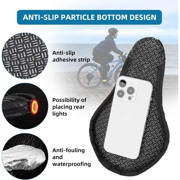 imageROCKBROS Bike Seat Cushion Bike Seat Cover for Men Women Comfortable Memory Foam Gel Padded Suitable for SpinRoadMountain Bike BMX TouringampampCommuting