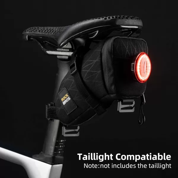 imageROCKBROS Bike Triangle Bag Bike Frame Bag Waterproof Bike Saddle Bag for Cycling Accessories Pouch for Mountain Road Bike 3 Pieces Combi