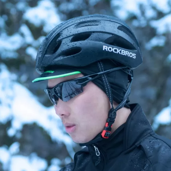 imageROCKBROS Mens Cycling Cap Breathable Sun Proof Helmet Liner Hat Black