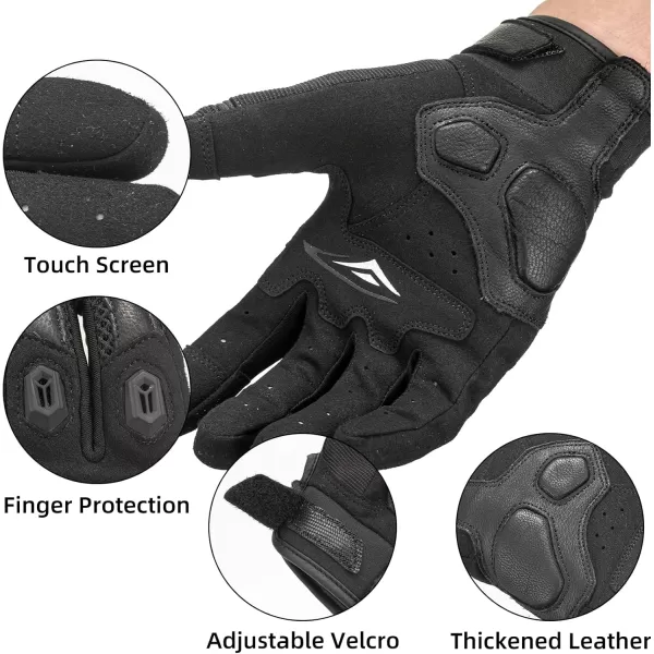 imageROCKBROS Motorcycle Gloves for Men Women Summer Breathable Mountain Bike Cycling Gloves Touchscreen Hard Knuckle Motocross Gloves for BMX MTBATVRoad Racing