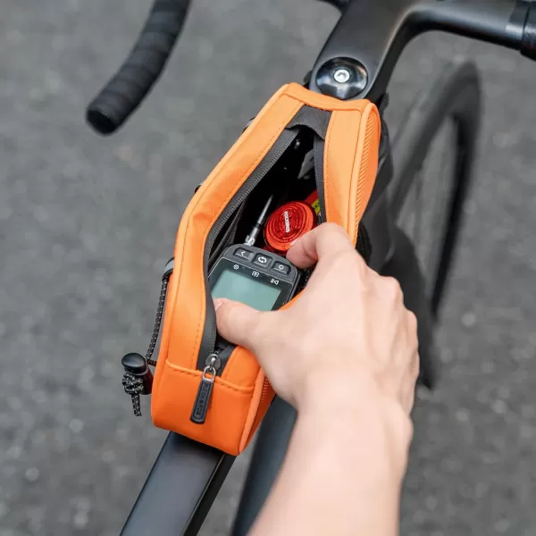 imageROCKBROS Top Tube Bike Bag Bicycle Front Frame Bag Bike Accessories Pouch Compatible with iPhone 141312 Pro Galaxy S22S21STYLE 4