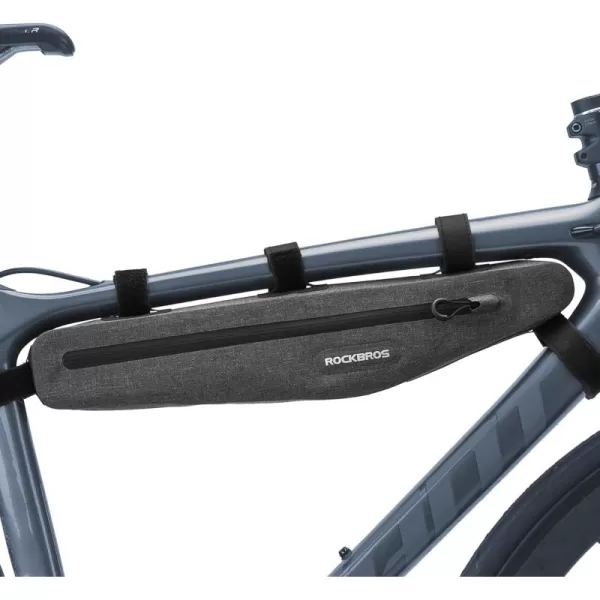 imageROCKBROS Bike Frame Bag Bike Triangle Bag Waterproof Bike Top Tube Bag Cycling Pouch 15 L Classified Capacity