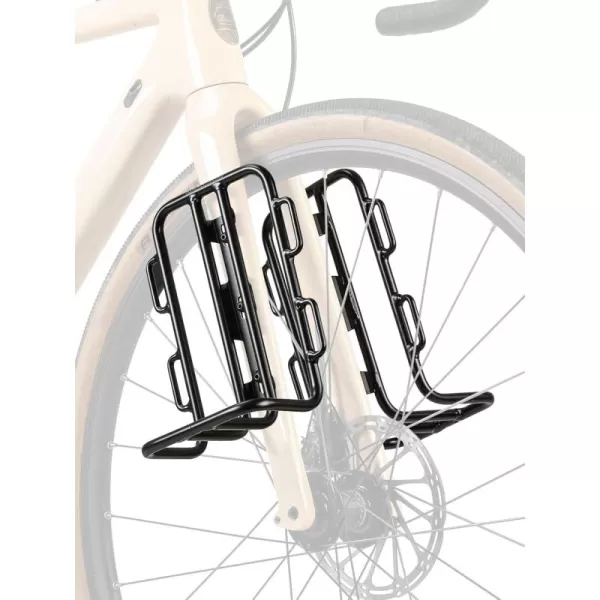 imageROCKBROS Front Bike Rack Aluminum Alloy Luggage Touring Carrier Racks 66lbs Capacity Mountain Road Bike Cargo Rack Cycling Equipment2 pieces
