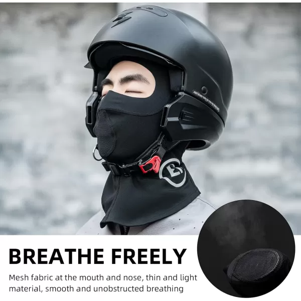 imageROCKBROS Balaclava Ski Mask Thermal Full Face Mask for Winter Face Cover Under Helmet Wear for Men Women Windproof Head Mask Neck Warmer for Cycling Motorcycle Skiing Black