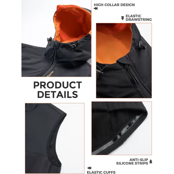 imageROCKBROS Cycling Vest Winter Mens Vest Warm Outerwear Vest for Men Fleece Lined Windproof Sleeveless Jacket