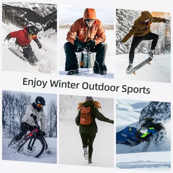 imageROCKBROS Fleece Ear Warmers Earmuffs Headband Men Women for Running Skiing Cycling Warm Ear Cover for Winter Cold WeatherBlackwomen