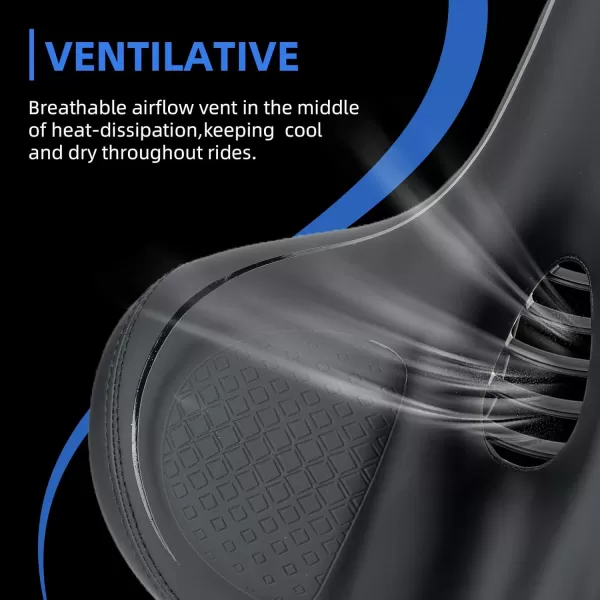imageROCKBROS Oversized Bike Seat for Peloton BikeBike Seat Replacement Wide Comfortable Bike Seat Cushion Exercise Bike Seat