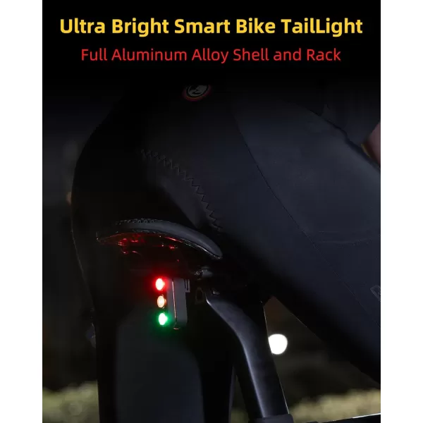 imageROCKBROS Rechargeable Bike Tail Light Brake Sensing Rear Bike Light Ultra Bright Led Bicycle Tail Lights for Night Ride Ipx6 Waterproof Safety Flashlight Cycling Safety Accessories