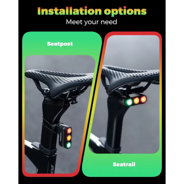 imageROCKBROS Rechargeable Bike Tail Light Brake Sensing Rear Bike Light Ultra Bright Led Bicycle Tail Lights for Night Ride Ipx6 Waterproof Safety Flashlight Cycling Safety Accessories