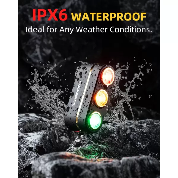 imageROCKBROS Rechargeable Bike Tail Light Brake Sensing Rear Bike Light Ultra Bright Led Bicycle Tail Lights for Night Ride Ipx6 Waterproof Safety Flashlight Cycling Safety Accessories