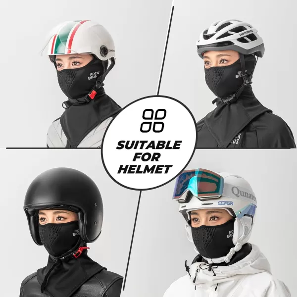 imageROCKBROS Ski Mask Balaclava Winter Face Mask for Men Women Cold Weather Gear Skiing Snowboarding Thermal Winter Neck Warmer