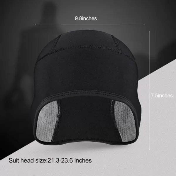 imageROCKBROS Skull Cap Men ampamp Women Thermal Cycling Helmet Liner Moisture Wicking Motorcycle Running HatFits Under HelmetsBlack2