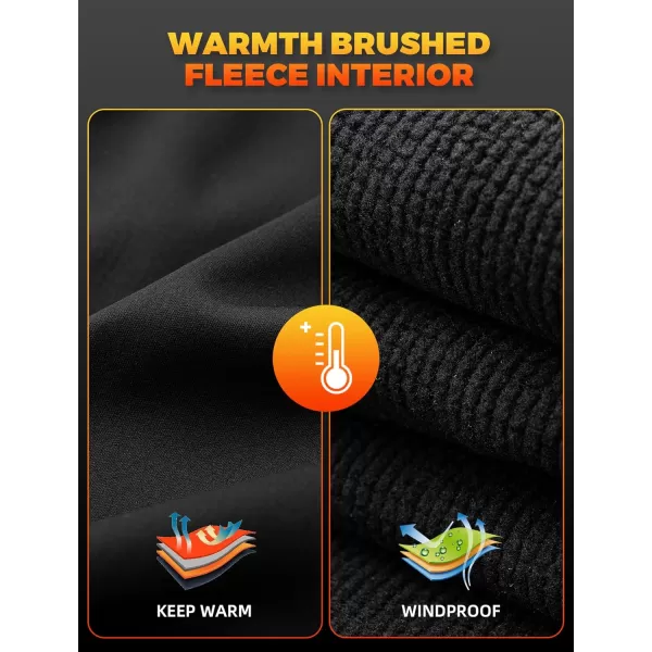 imageROCKBROS Winter Cycling Pants for Men Cold Weather Bike Pants Drawstring Sports Jogger Pants for MensGray