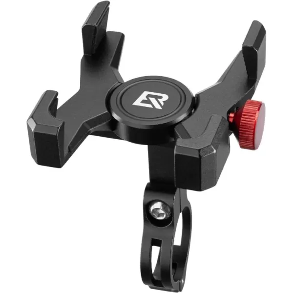 imageROCKBROS Bike Phone Holder Aluminum Bike Phone Mount HolderHandlebar Mounted Cell Phone Holder for 4771 Inch Phones Handlebar MountHandlebar Mount