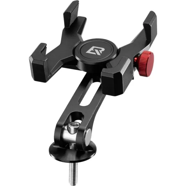imageROCKBROS Bike Phone Holder Aluminum Bike Phone Mount HolderHandlebar Mounted Cell Phone Holder for 4771 Inch Phones Handlebar MountHeadset Cap Mount
