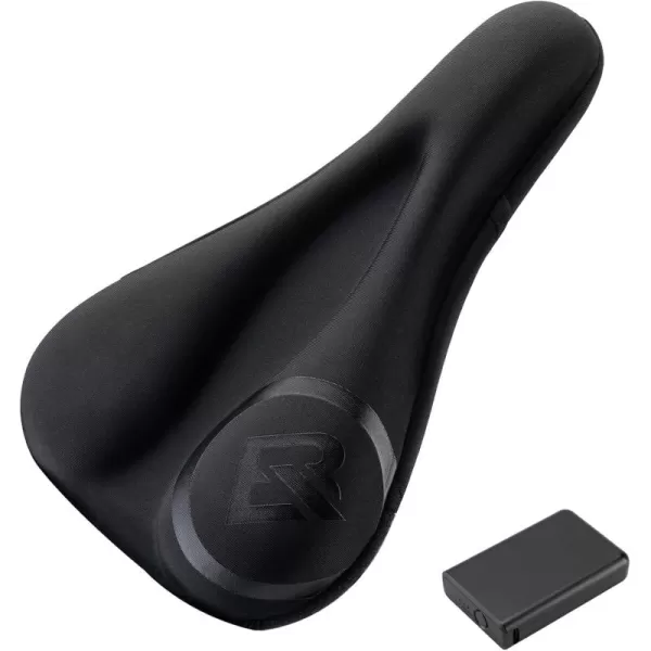 imageROCKBROS Heated Bike Seat Cover Gel Padded Rechargeable Bike Seat Cushion Adjustable Bicycle Seat Cushion Compatible with Peloton Outdoor ampamp Indoor Bicycle Seat108  71