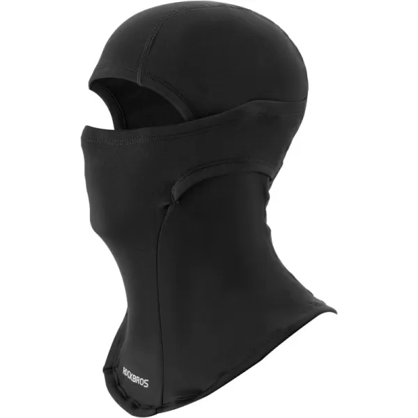 imageROCKBROS Kids Balaclava Ski Mask Thermal Windproof Kids Balaclava Mask for Cold Weather Boys Girls BlackBlack