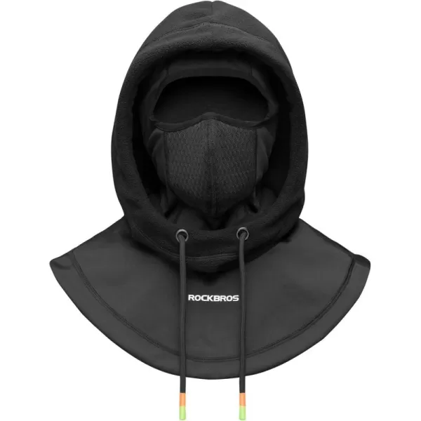 imageROCKBROS Ski Balaclava Thermal Fleece Balaclava for Cold Weather Winter MenS1 Black