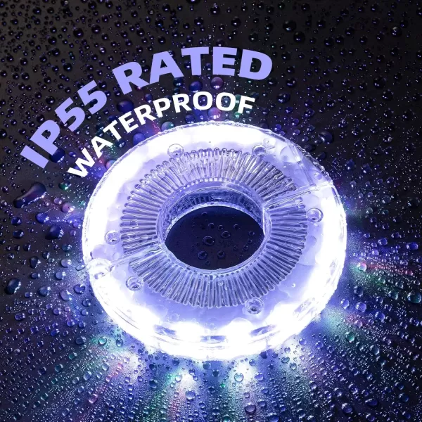 imageROCKBROS Bike Wheel LightFit for Kids1 Pack Hub Diameter30mm118in