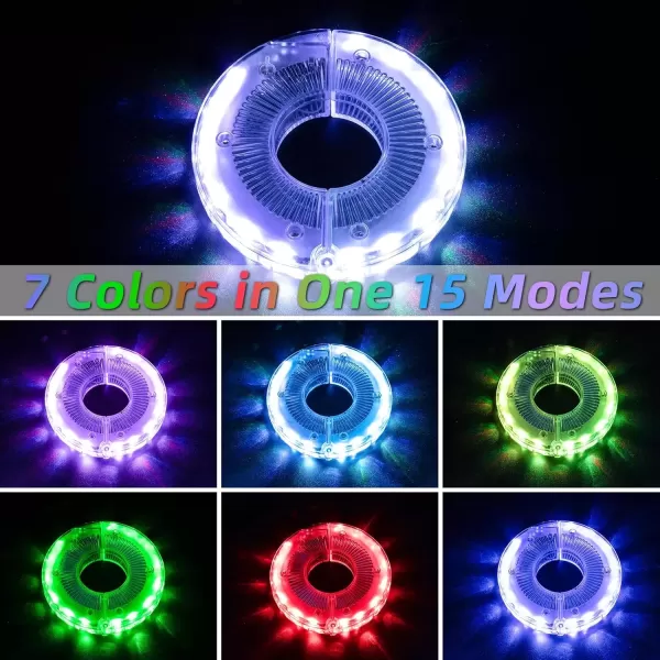 imageROCKBROS Bike Wheel LightFit for Kids1 Pack Hub Diameter30mm118in