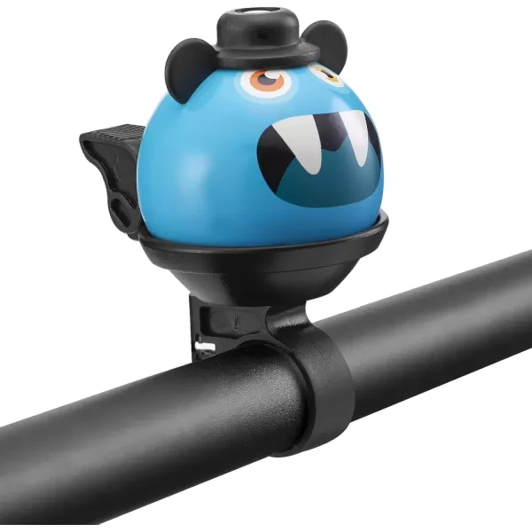 imageROCKBROS Bike Bell for Kids Bicycle Bells Cycling Bells Cute Ring Ball Bike Accessories for Girls Boys Scooter BikeBlue