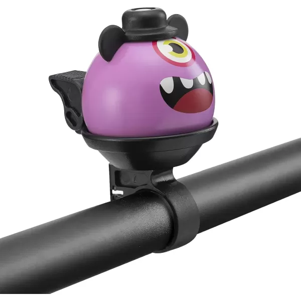 imageROCKBROS Bike Bell for Kids Bicycle Bells Cycling Bells Cute Ring Ball Bike Accessories for Girls Boys Scooter BikePink