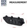 imageROCKBROS Bike Frame Bag Bike Bag Bike Triangle Bag Waterproof Road to Sky Series Bike Top Tube Bag for CyclingBlack
