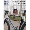 imageROCKBROS Bike Frame Bag Bike Bag Bike Triangle Bag Waterproof Road to Sky Series Bike Top Tube Bag for CyclingGreen
