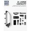 imageROCKBROS Bike Frame Bag Bike Bag Bike Triangle Bag Waterproof Road to Sky Series Bike Top Tube Bag for CyclingWhite