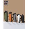 imageROCKBROS Bike Frame Bag Bike Bag Bike Triangle Bag Waterproof Road to Sky Series Bike Top Tube Bag for CyclingWhite