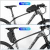 imageROCKBROS Top Tube Bike Bag Bike Frame Bag Bicycle Bag Bike Pouch Pack Cycling Accessories for Road Mountain Bike Compatible with iPhone 11 XS Max XR Fit 65