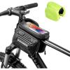imageROCKBROS Bike Phone Bag Bike Phone Holder Bicycle Waterproof bike Frame bag Top Tube bike Bag Bike Accessories for Phones Below 625862
