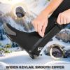 imageROCKBROS Heated Cycling Shoe Covers Winter Shoes Cover for Cold Weather with 5000mAh Battery Warmer Thermal Bike Shoes Cover Windproof Bicycle Overshoes Shoescover for Men Women
