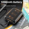imageROCKBROS Heated Cycling Shoe Covers Winter Shoes Cover for Cold Weather with 5000mAh Battery Warmer Thermal Bike Shoes Cover Windproof Bicycle Overshoes Shoescover for Men Women