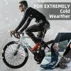 imageROCKBROS Heated Cycling Shoe Covers Winter Shoes Cover for Cold Weather with 5000mAh Battery Warmer Thermal Bike Shoes Cover Windproof Bicycle Overshoes Shoescover for Men Women