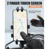 imageROCKBROS Winter Cycling Gloves for Men Women Thermal Full Finger Winter Bike Gloves Windproof Gloves with Touchscreen for MTB Motorcycle Outdoor Sports
