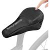 imageROCKBROS Bike Seat Cover Bike Seat Cushion for Men Women Comfortable Gel Seat Cushion Hollow Breathable Compatible with PelotonRoad Mountain Bike Saddle AccessoriesBlack